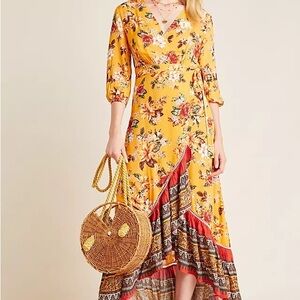 Farm Rio for Anthropologie Soigne Maxi Dress